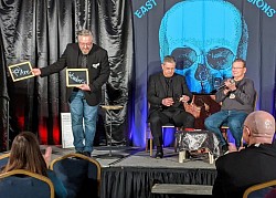 Magician Carlos David Magic with Vince Johari and Rolando Santos