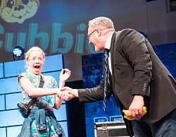 Carlos David Performing Magic at the 2023 Awana Awards
